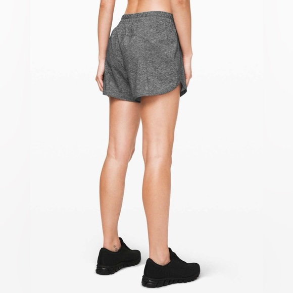 lululemon athletica Pants - Lululemon Track That Short 5” Heather Lux Multi Black Size 6 Like New Run Shorts